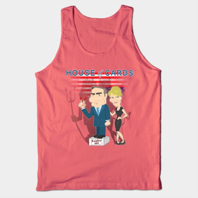 HOUSE OF CARDS Tank Top by markucho88